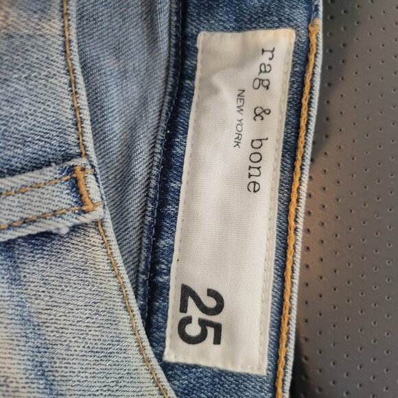 Rag & Bone Lynn w/Holes Jeans Size 25 - Picture 7 of 8